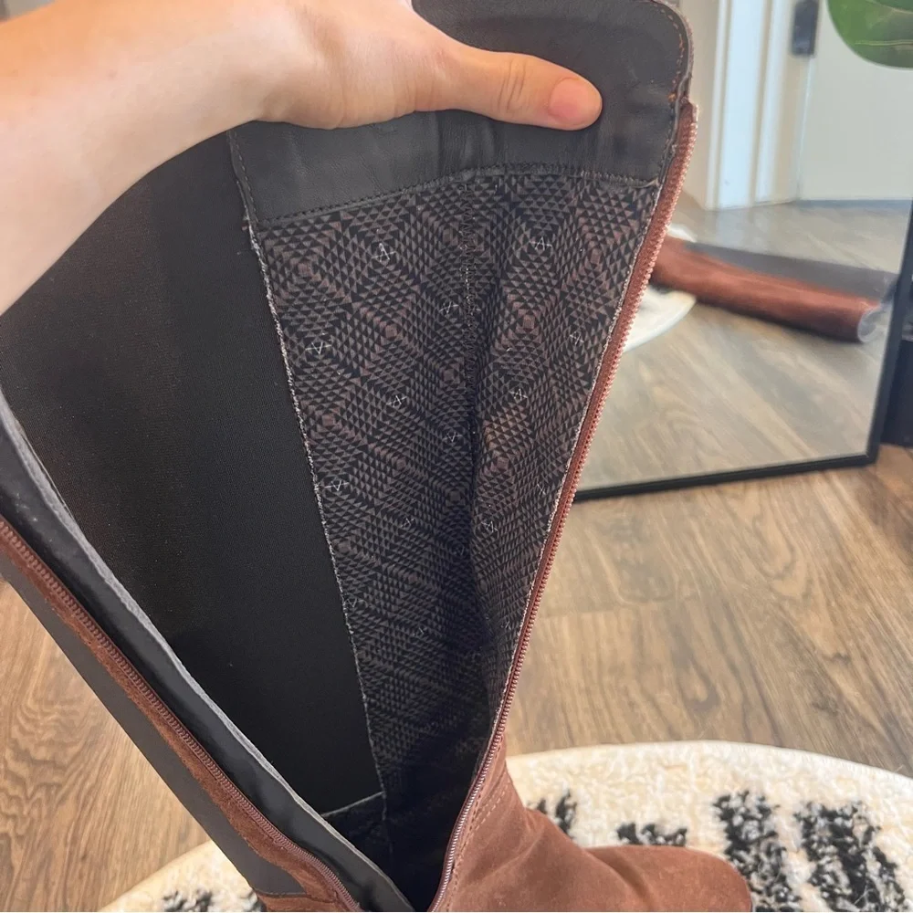 Aquatalia Nova Knee High Suede Boots - Picture 10 of 16